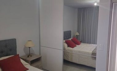 Departamento amoblado 1 dormitorio con cochera en alquiler