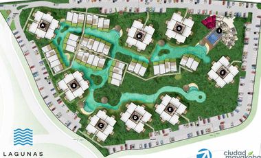 Departamento en  VENTA/RENTA EN CONDOMINIO LAGUNAS DE CIUDAD MAYAKOBA