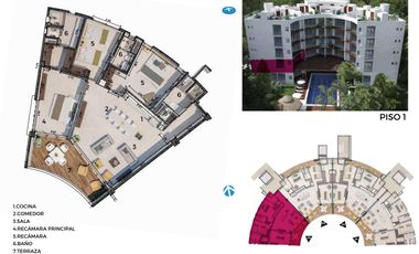 Departamento en  VENTA/RENTA EN CONDOMINIO LAGUNAS DE CIUDAD MAYAKOBA