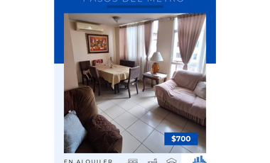 APARTAMENTO A PASOS DEL METRO DE LOS ANDES EN ALQUILER