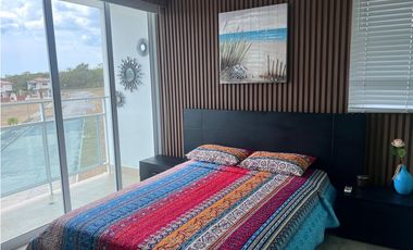 2 Bedroom/2 Fontenella apartment bath located in San Carlos