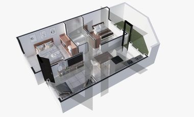 Departamento en venta de 2 dormitorios c/ cochera en San Bernardo