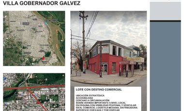 TERRENO EN VENTA DE 800m2 UBICADO EN Villa Gobernador Gálvez