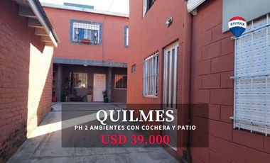 PH 2 AMB CON COCHERA DESCUBIERTA Y PATIO QUILMES