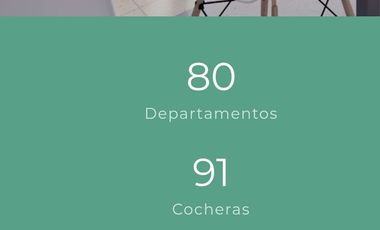 Departamento en Venta a estrenar en  Canning Park  2 Amb Frente St Thomas