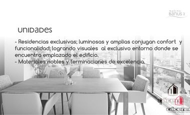 Departamento Premium 2AMB en Los Troncos (67m2)