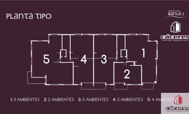 Departamento Premium 2AMB en Los Troncos (67m2)
