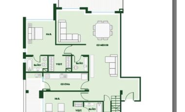 Duplex Depto En Venta Canning Park  4 Amb Exc Ubicacion