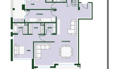 Duplex Depto En Venta Canning Park  4 Amb Exc Ubicacion