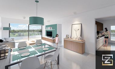 Departamento en venta de 2 ambientes c/ cochera en Canning Park