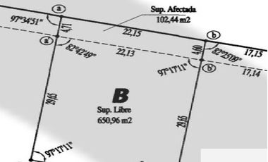 Terreno / Lote en venta de 650m2 ubicado en Coquimbito
