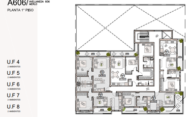 Departamento 3 ambientes a la venta en Merlo