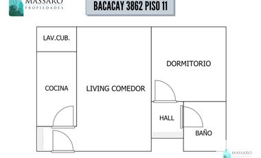 Departamento 2 ambientes en venta, Floresta.