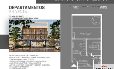 Departamento en venta de 1 dormitorio en Ramos Mejía