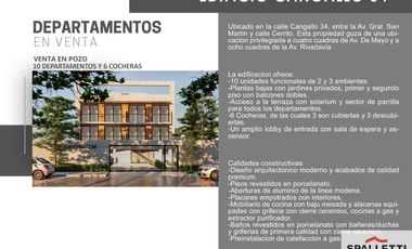 Departamento en venta de 1 dormitorio en Ramos Mejía