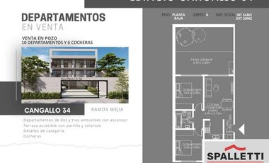 Departamento en venta de 1 dormitorio en Ramos Mejía