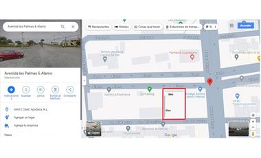 Terreno en Venta 1050m , comercial ,Las Palmas Apodaca MST