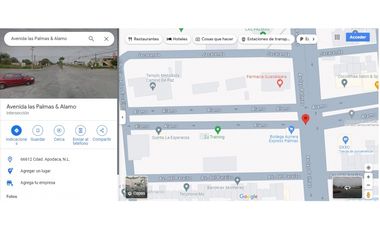 Terreno en Venta 1050m , comercial ,Las Palmas Apodaca MST