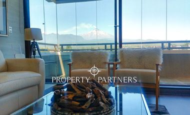 Departamento en excelente ubicación, con vista al volcán