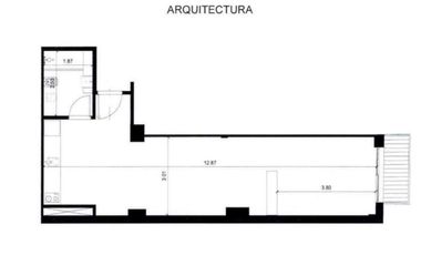 Departamento en  alquilar, apto profesiona.