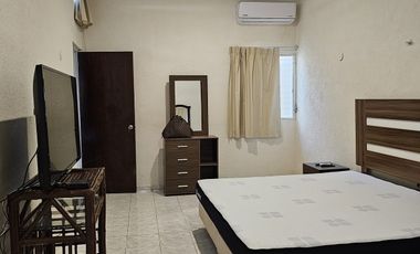 LINDA CASITA AMUEBLADA CON PICINA AL NORTE DE MERIDA, YUCATAN.
