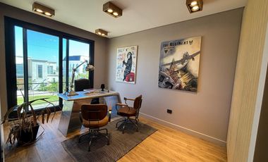 Casa 6 Amb a Estrenar en Venta, Lote Al Lago en Barrio Marinas. Puertos del Lago