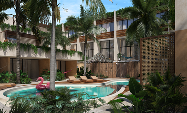 Townhouse en Venta en Telchac, Amaité, Yucatán (Mod. A)