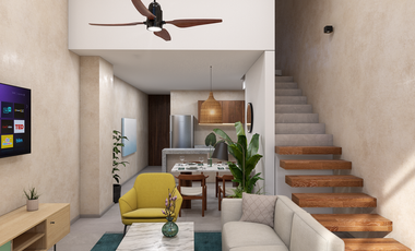 Townhouse en Venta en Telchac, Amaité, Yucatán (Mod. A)