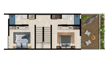 Townhouse en Venta en Telchac, Amaité, Yucatán (Mod. A)