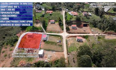 finquita campestre en obra gris en condominio en marinilla 395millones