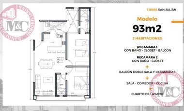 Departamento Penthouse en venta Fracc. Los Bosques Torre San Julián