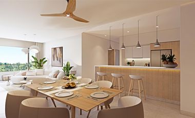 Departamento en Venta en Puerto Morelos a 10 min de la Playa