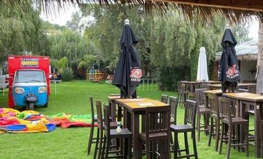 VENTA DE RESTAURANTE Y JARDÍN DE EVENTOS EN CALIMAYA