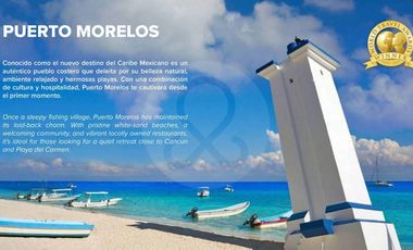 TENERIFE Terreno residencial en venta en Puerto Morelos