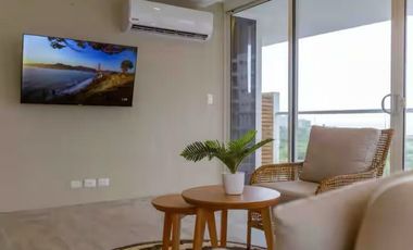 ARRIENDO APARTAMENTO AMOBLADO EN DOMINIQUE EN CIELO MAR