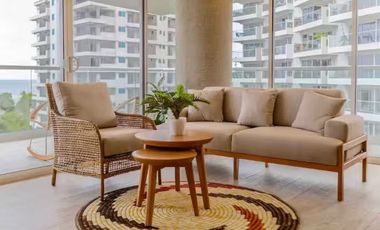 ARRIENDO APARTAMENTO AMOBLADO EN DOMINIQUE EN CIELO MAR