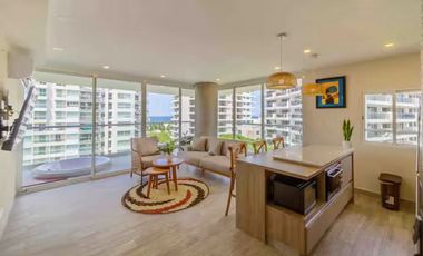 ARRIENDO APARTAMENTO AMOBLADO EN DOMINIQUE EN CIELO MAR