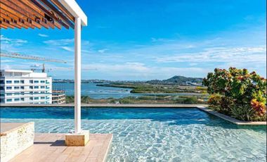 ARRIENDO APARTAMENTO AMOBLADO EN DOMINIQUE EN CIELO MAR