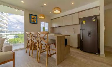 ARRIENDO APARTAMENTO AMOBLADO EN DOMINIQUE EN CIELO MAR