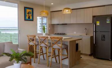 ARRIENDO APARTAMENTO AMOBLADO EN DOMINIQUE EN CIELO MAR