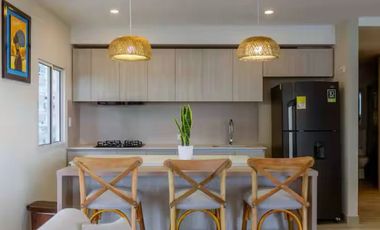 ARRIENDO APARTAMENTO AMOBLADO EN DOMINIQUE EN CIELO MAR