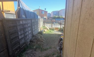 CASA EN VENTA 2 DORMITORIOS POB RINCONADA HUALQUI