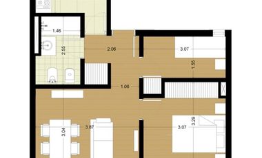 Departamento en  Departamento en VENTA - 2 Dormi |  Edificio Cross 58 10 y 11 La Plata