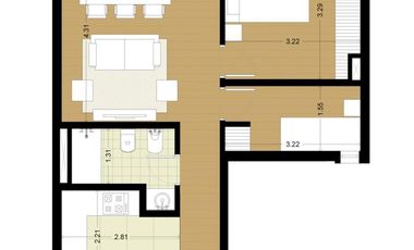 Departamento en  Departamento en VENTA - 2 Dormi |  Edificio Cross 58 10 y 11 La Plata