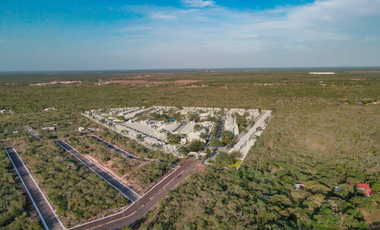 Casa en preventa de 4 Rec. en residencial Gran Bosco en Conkal, Yucatán.