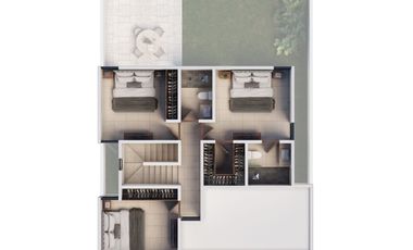Casa en preventa de 4 Rec. en residencial Gran Bosco en Conkal, Yucatán.