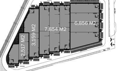 Naves en renta desde 2,500m2 en parque zona Guadalupe