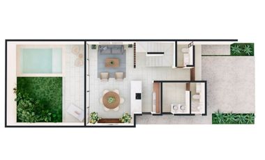 Venta de Villas en Privada Elementa Conkal