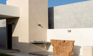 Casa Equipada de 1 piso en venta en Merida en privada Dzidzil Ha