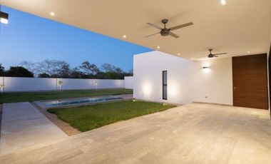 Casa Equipada de 1 piso en venta en Merida en privada Dzidzil Ha